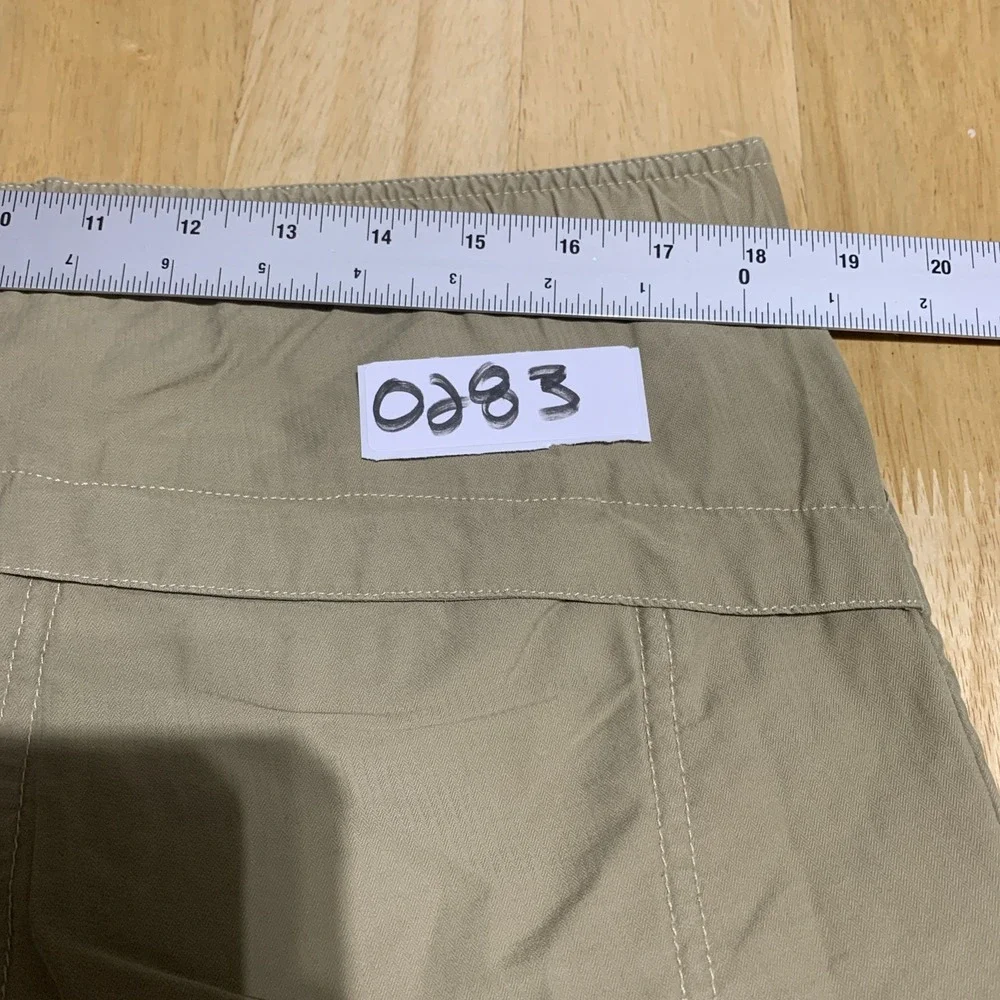 Timberland Men's Size M/10 Inseam Flat‎ Front  British Khaki Chino Shorts